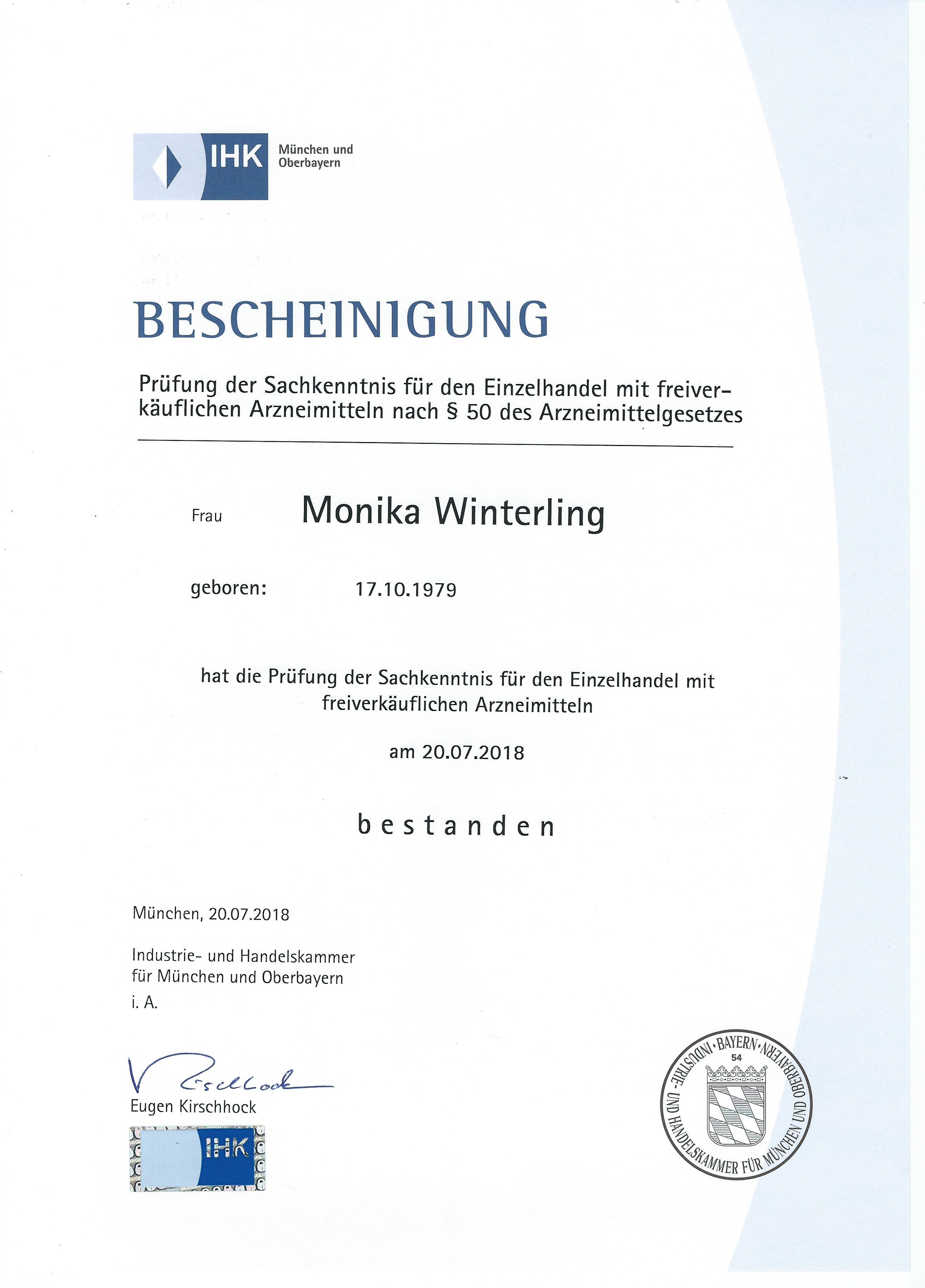 Sachkenntnis Arzneimmittel